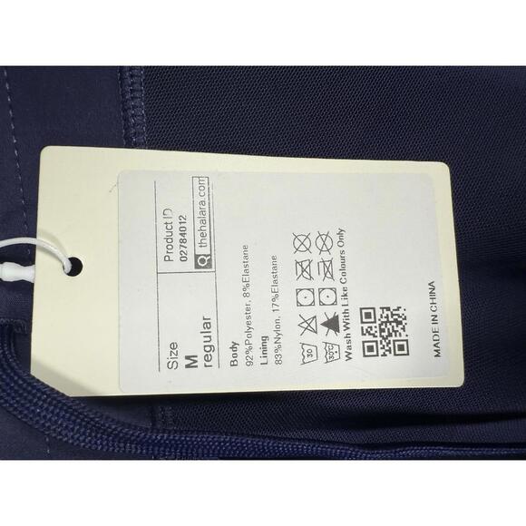 NWT Halara High Waisted Contrast Mesh 2-in-1 Pocket Midi Flare Casual Skirt - M - Picture 8 of 12